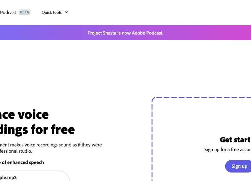 Adobe Speech Enhancer