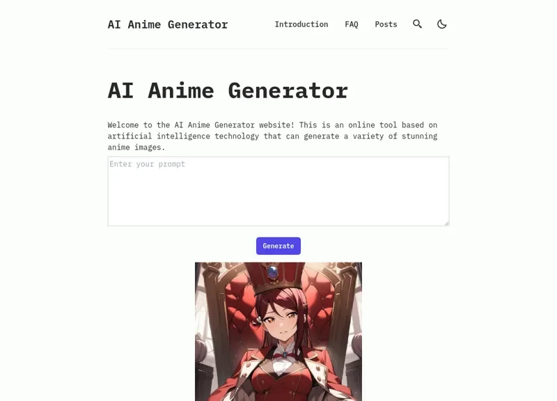 AI Anime Generator