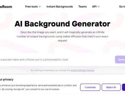 AI Background Generator By PhotoRoom