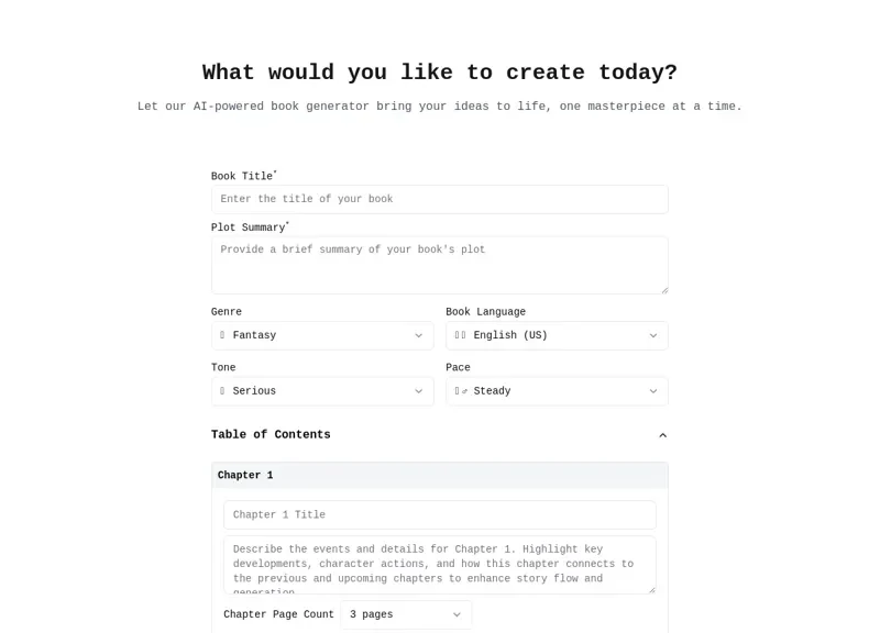 AI Book Generator
