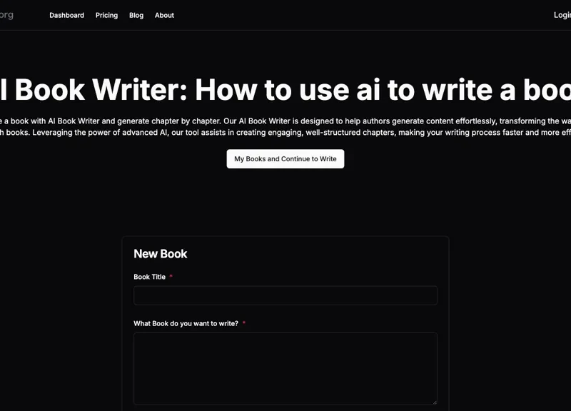 Ai Book Writer