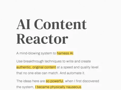 AI Content Reactor
