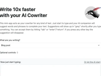 AI Cowriter