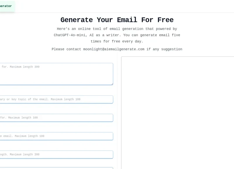 AI Email Generator