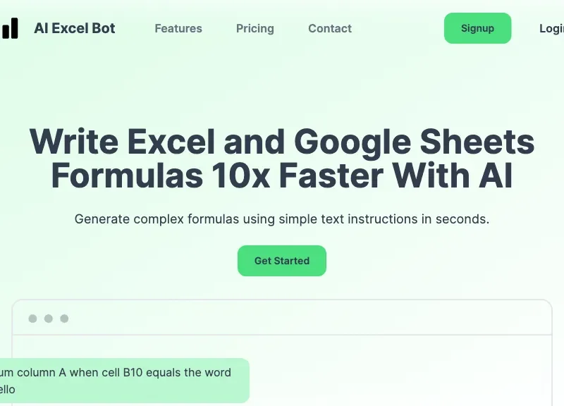 AI Excel Bot