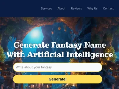 AI Fantasy Name Generator