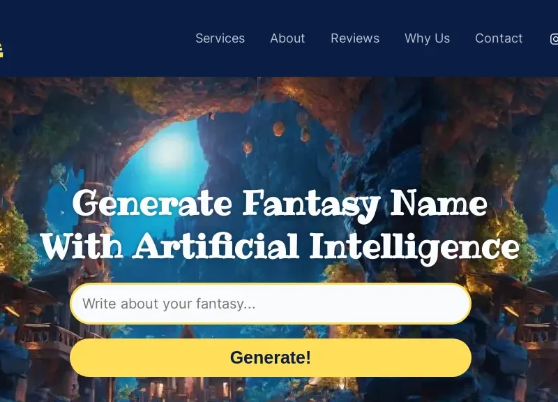 AI Fantasy Name Generator