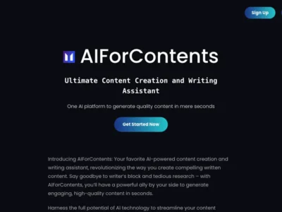 AI For Contents