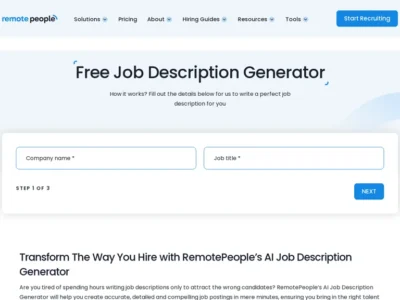 Recooty - Job Description Generator