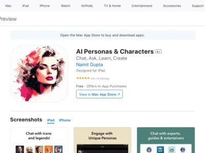 AI Persona Chat