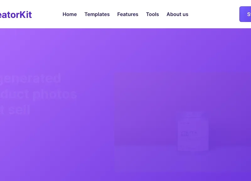 AI Product Photos By CreatorKit