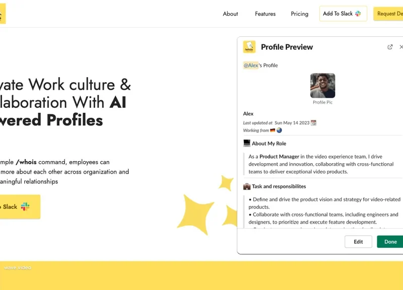 AI Profile For Slack