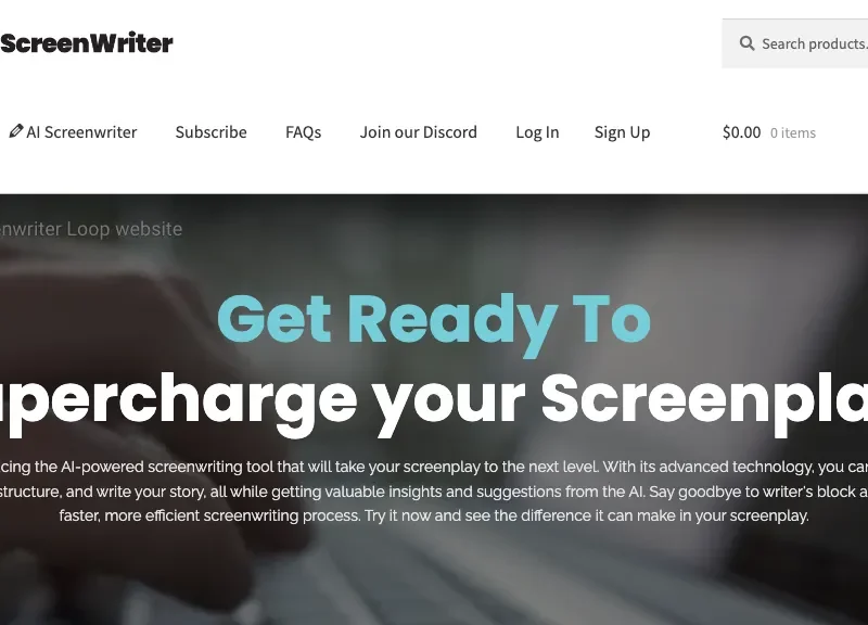 AI Screenwriting Tool