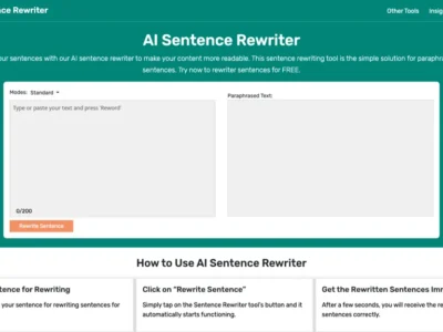 AI Sentence Rewriter