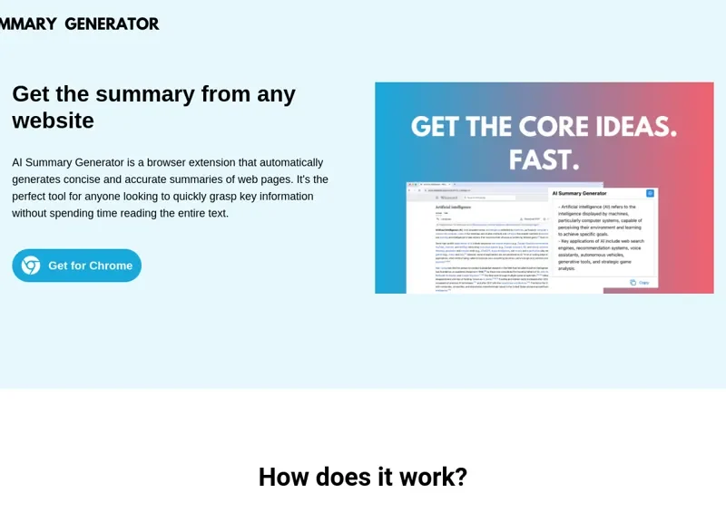 Ai Summary Generator