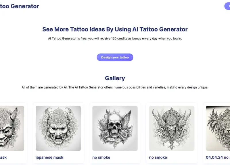 Ai Tattoo Generator