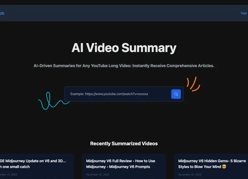 AI Video Summary - Youtube