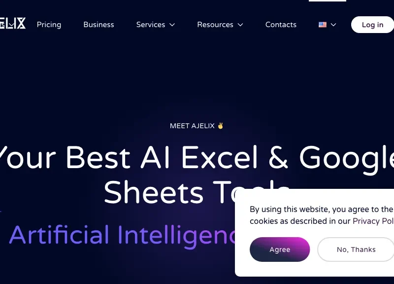 Ajelix AI Excel Tools