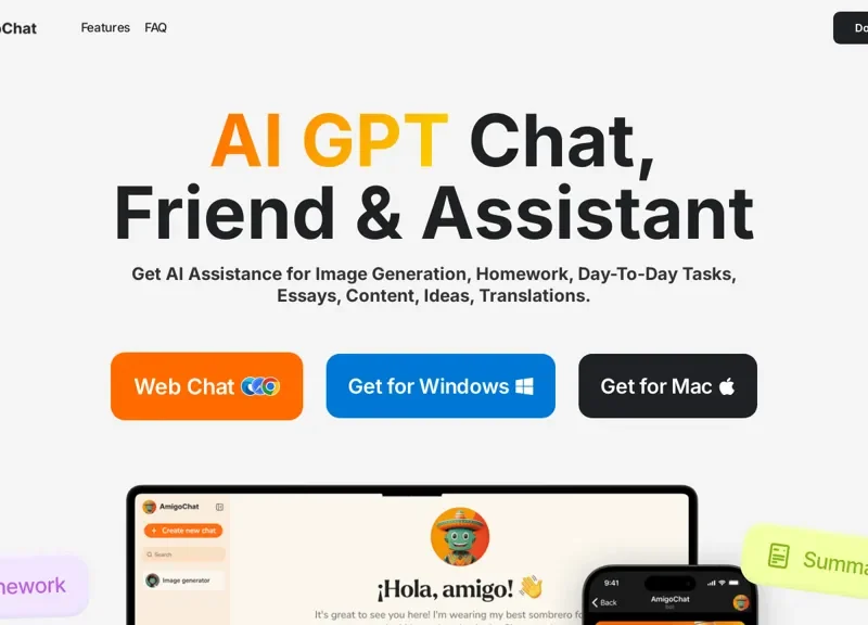 AmigoChat: AI GPT Assistant
