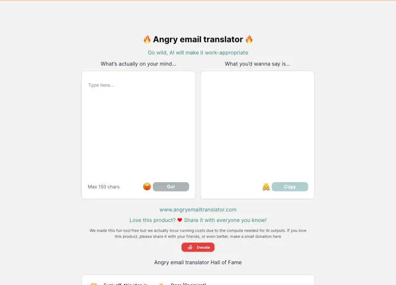 Angry Email Translator