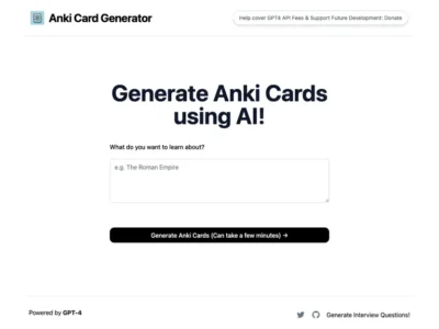 Anki Card Generator