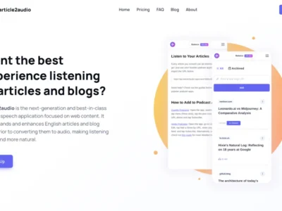 Article2audio