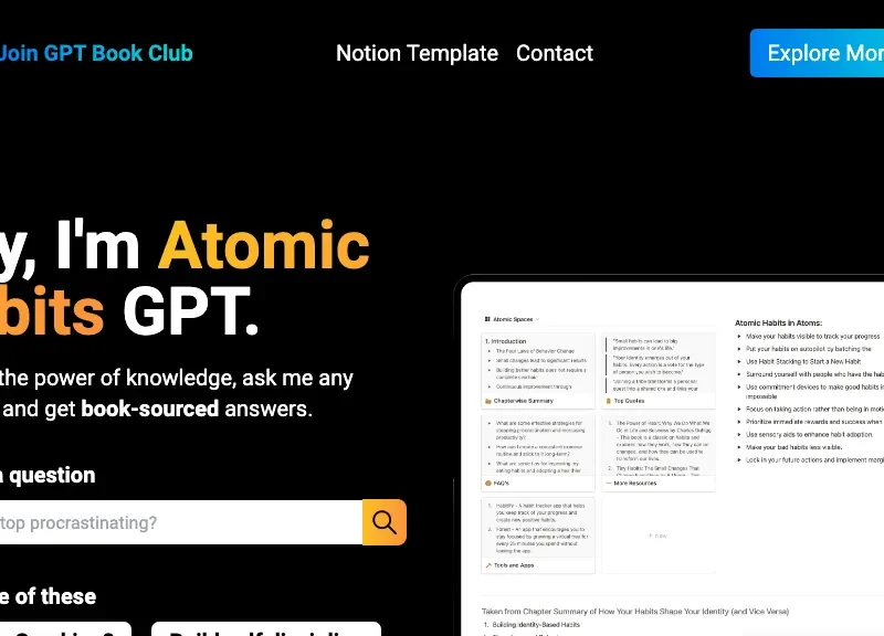 Atomic Habits GPT