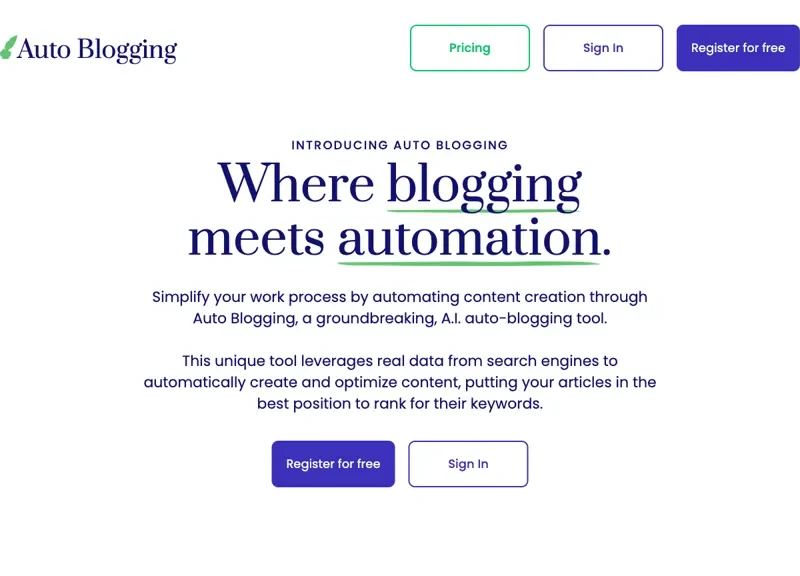 Auto Blogging
