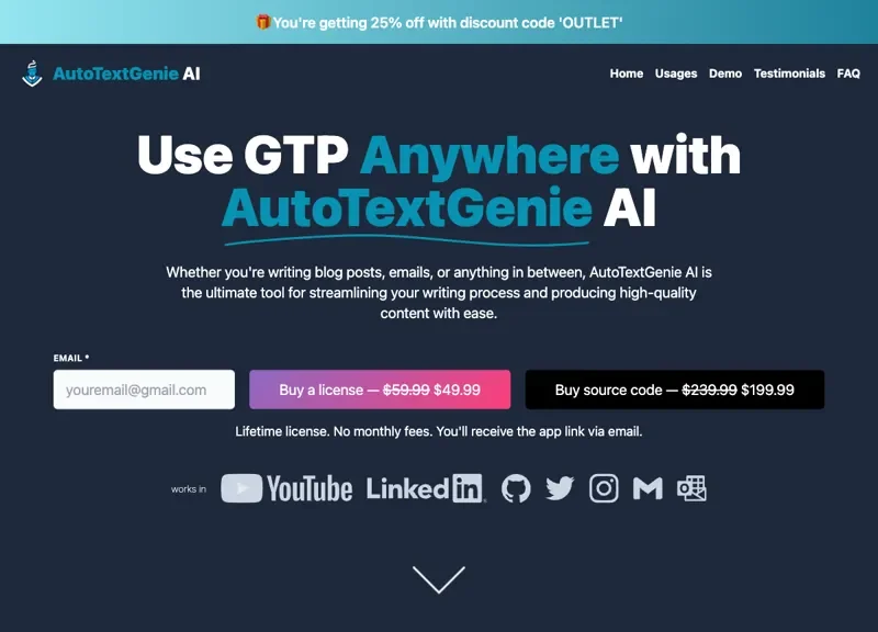 AutoTextGenie AI