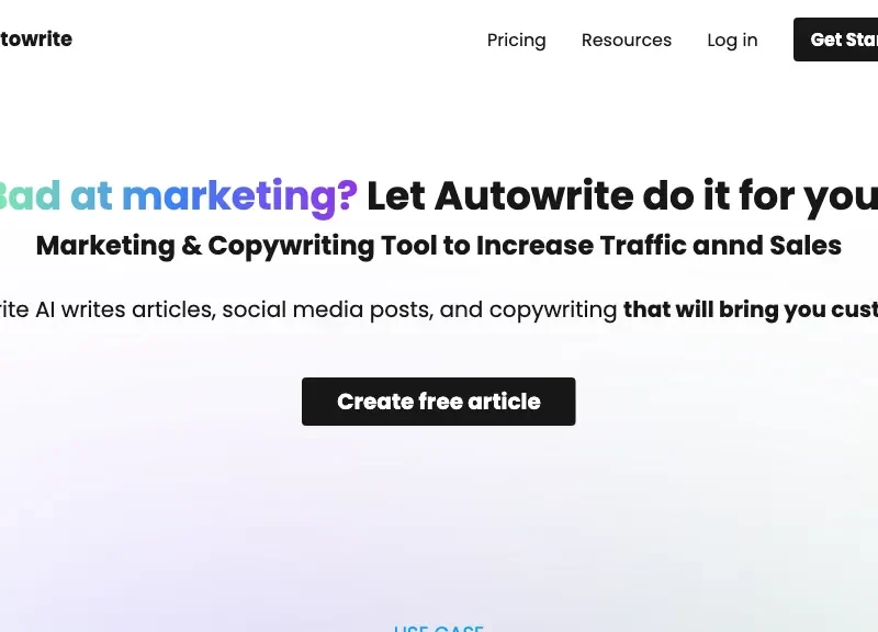 Autowrite