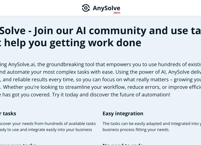 AnySolve.Ai