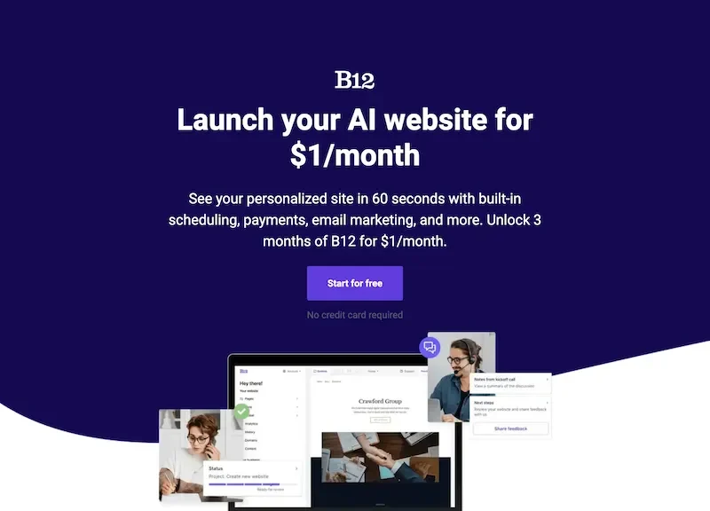B12 Website Builder