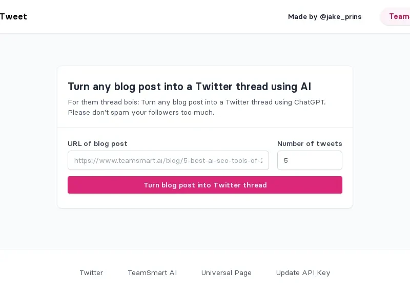 BlogTweet