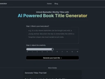 Book Title Generator