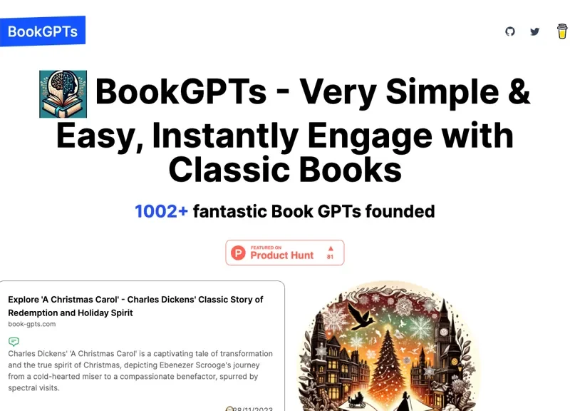 BookGPTs:Interactive Literary Adventures