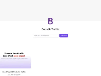 BoostAITraffic