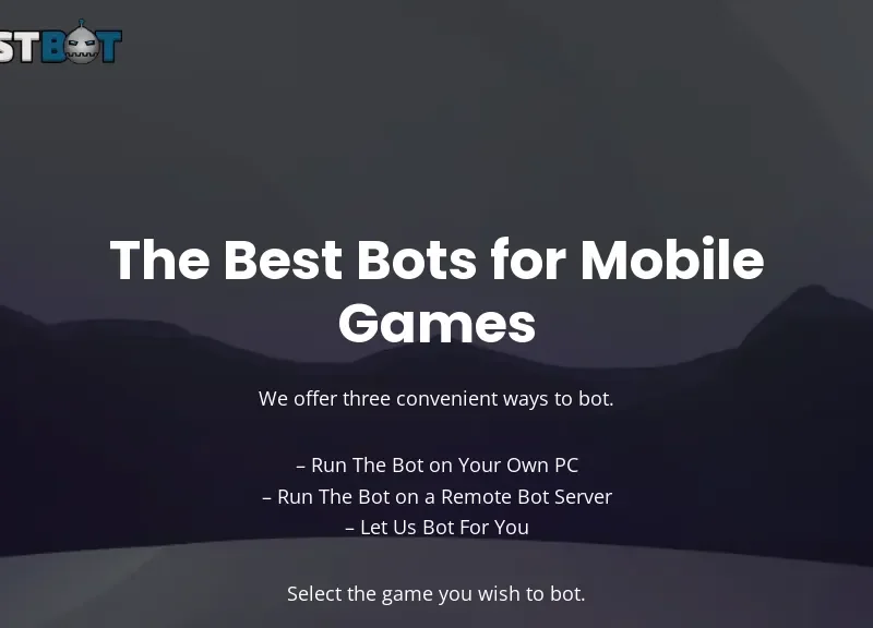 BoostBot Mobile Game Bots