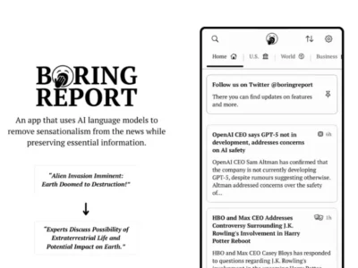 Boring Report: News By AI