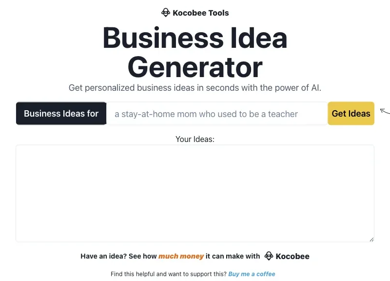 Business Idea Generator