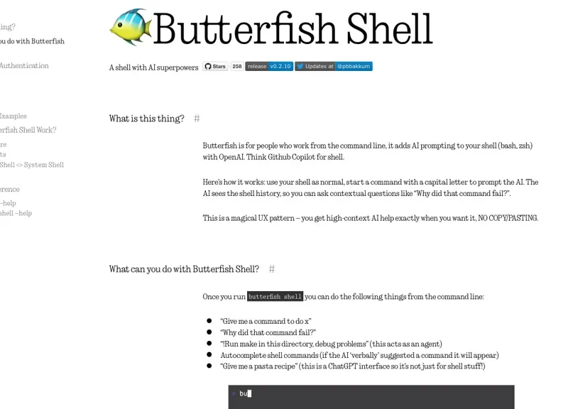 Butterfish Shell