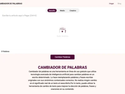 Cambiador De Palabras