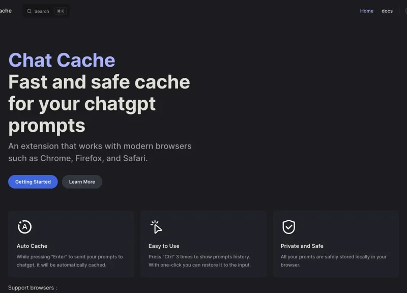 Chat Cache