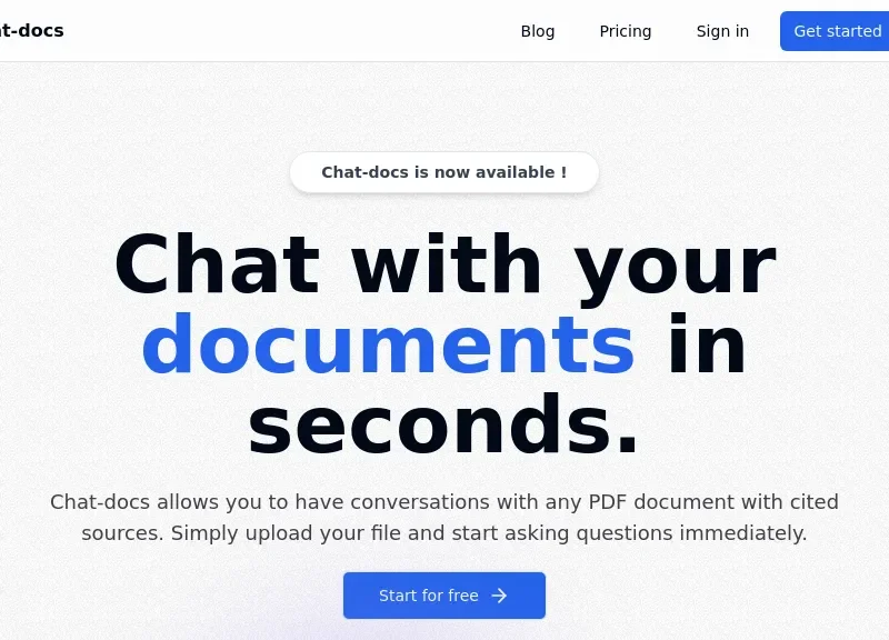 Chat-Docs AI