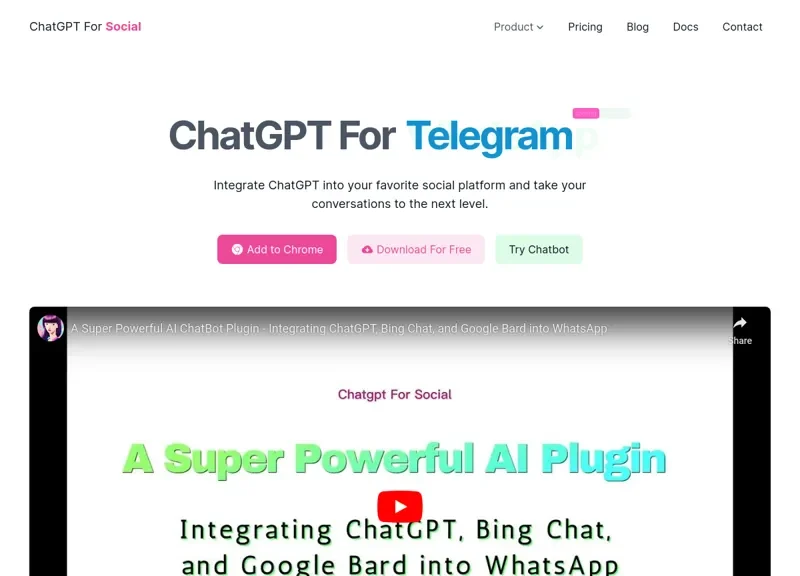 ChatGPT For WhatsApp