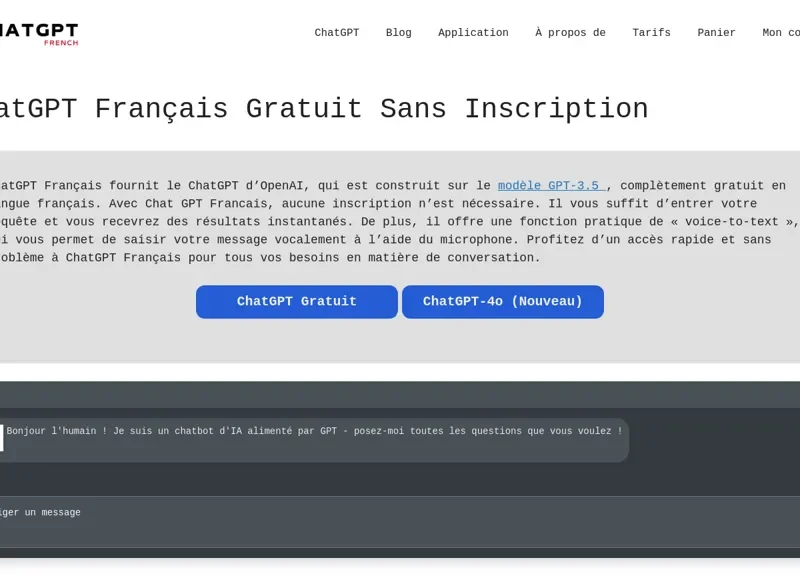 ChatGPT Français (French)