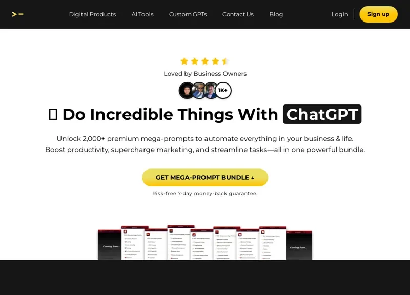 ChatGPT Mega-Prompts Bundle