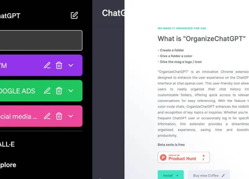 ChatGPT Organize