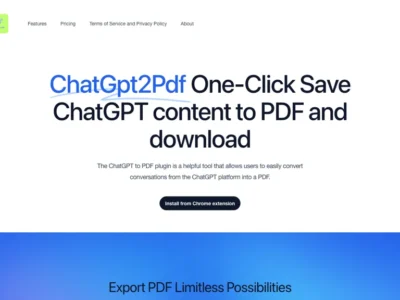 ChatGpt2pdf