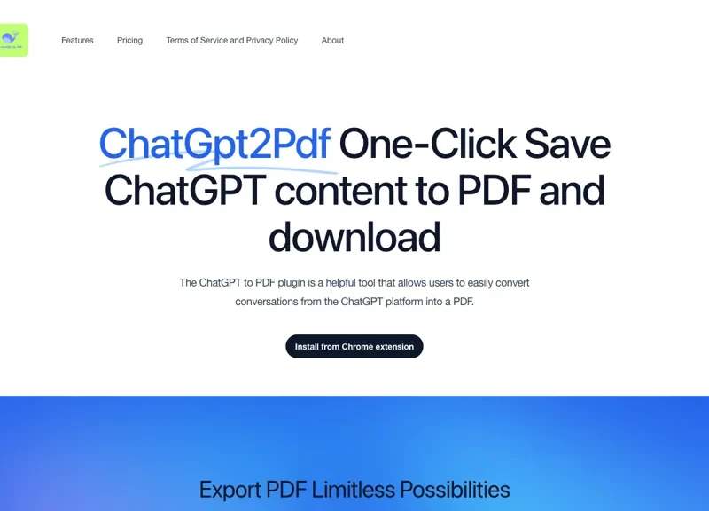 ChatGpt2pdf