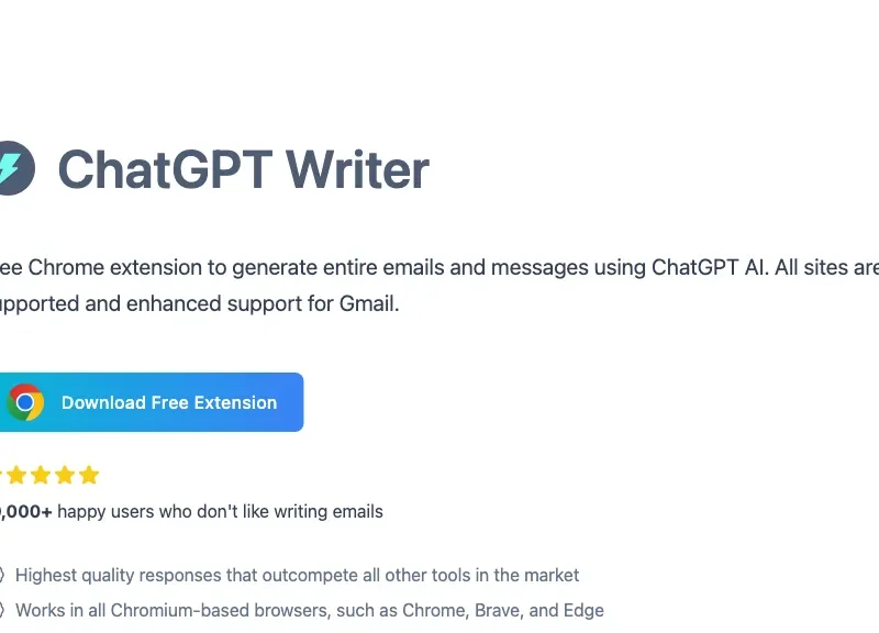 ChatGPT Writer